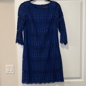 Jessica Howard Royal Blue Lace Dress